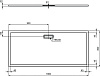 Картинка анонса товара «душевой поддон ideal standard t4473v1 ultraflat new 180x80x2,5 см»