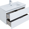 Тумба под раковину Aquanet Алвита New 90 2 ящика, белый матовый 00303920 Тумба под раковину Aquanet Алвита New 90 2 ящика, белый матовый 00303920