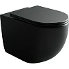 Унитаз приставной Ceramica Nova METROPOL CN4004MB черный матовый Унитаз приставной Ceramica Nova METROPOL CN4004MB черный матовый