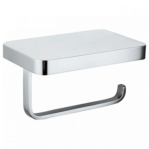 Держатель туалетной бумаги Wonzon & Woghand с полкой, хром (WW-9736) Держатель туалетной бумаги Wonzon & Woghand с полкой, хром (WW-9736)