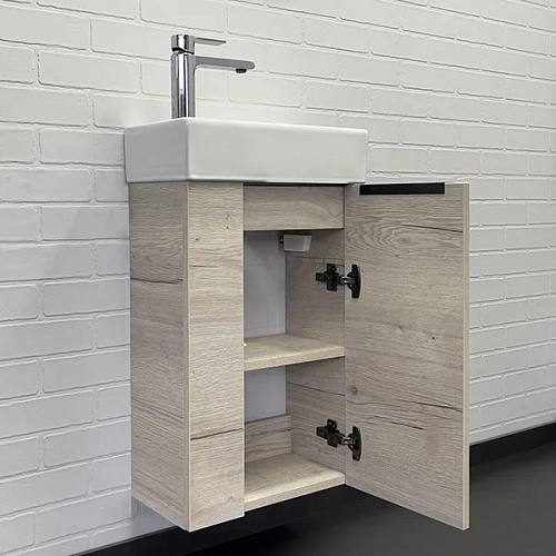 Тумба с раковиной Comforty Асти-40 00-00013798 дуб дымчатый раковина Comforty 9140 Тумба с раковиной Comforty Асти-40 00-00013798 дуб дымчатый раковина Comforty 9140