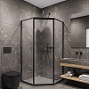 Душевой уголок Timo (T35L) TTSS-100/03C-8L 1000x1000x2000, профиль черный, стекло прозрачное 8 мм Душевой уголок Timo (T35L) TTSS-100/03C-8L 1000x1000x2000, профиль черный, стекло прозрачное 8 мм