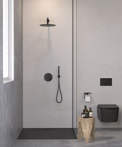 Душевая система Kludi NOVA FONTE 208313915 черный матовый Душевая система Kludi NOVA FONTE 208313915 черный матовый