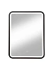 Зеркало Taliente Zled TA-Zled-EBL6080 с LED-подсветкой, 60x80 см, прямоугольное, черное
