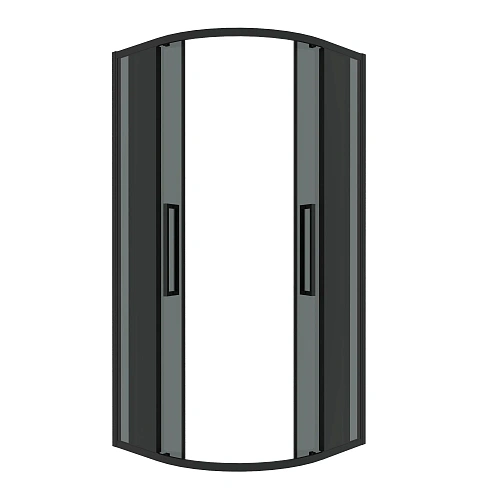 Душевой уголок GROSSMAN Cosmo 301.K33.02.9090.21.10 (90x90x195) полукруг,раздвижн,черн.матов,стекло тонирован Душевой уголок GROSSMAN Cosmo 301.K33.02.9090.21.10 (90x90x195) полукруг,раздвижн,черн.матов,стекло тонирован