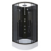 Картинка анонса товара «душевая кабина niagara classic ng-6501-14bktg (900х900х2100) средний поддон (26см) стекло тонированное алюминиевый черный 65011434bktg»