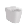 Унитаз приставной Roca Inspira Round, 560 Rimless, жемчужный 347526630 Унитаз приставной Roca Inspira Round, 560 Rimless, жемчужный 347526630