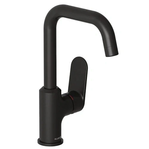 Смеситель для раковины Kludi X1 320283975 черный матовый Смеситель для раковины Kludi X1 320283975 черный матовый