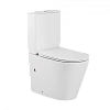Унитаз напольный CeramaLux TR2179 Tornado белый с крышкой микролифт