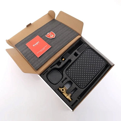 Душевая система Raglo R30.27.06 встраиваемая, черный Душевая система Raglo R30.27.06 встраиваемая, черный