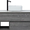 Тумба с раковиной STWORKI Карлстад 90 дуб рошелье, монте тиберио, с отверстием для смесителя в столе 425483 Тумба с раковиной STWORKI Карлстад 90 дуб рошелье, монте тиберио, с отверстием для смесителя в столе 425483