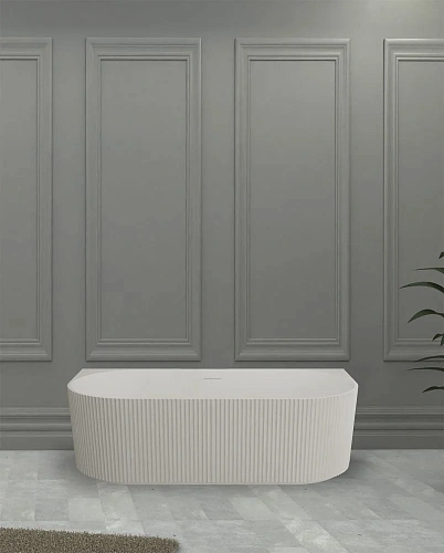 Ванна из искусственного камня ABBER AS9630 170x75 универсальная, белая матовая, искусственный камень Ванна из искусственного камня ABBER AS9630 170x75 универсальная, белая матовая, искусственный камень