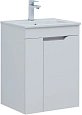 Тумба под раковину Aquanet Практика 50 белый матовый 00330451 напольная/подвесная Тумба под раковину Aquanet Практика 50 белый матовый 00330451 напольная/подвесная