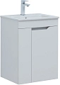 Тумба под раковину Aquanet Практика 50 белый матовый 00330451 напольная/подвесная Тумба под раковину Aquanet Практика 50 белый матовый 00330451 напольная/подвесная