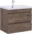 Тумба под раковину Aquanet Нота New 75 дуб веллингтон табак 00334192 подвесная Тумба под раковину Aquanet Нота New 75 дуб веллингтон табак 00334192 подвесная