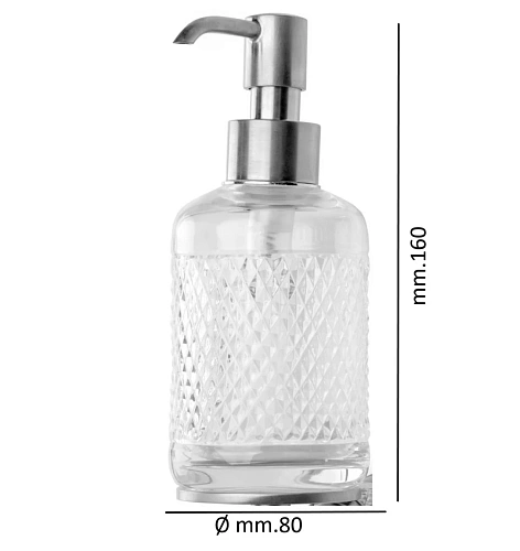 Дозатор жидкого мыла Boheme AURA Chrome 10250-CR Дозатор жидкого мыла Boheme AURA Chrome 10250-CR