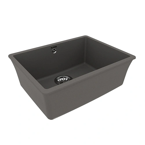 Кухонная мойка Lemark SINARA 540-U встраиваемая снизу из кварцгранита, серый шелк 9910077 Кухонная мойка Lemark SINARA 540-U встраиваемая снизу из кварцгранита, серый шелк 9910077