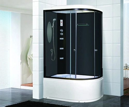 Душевая кабина Niagara Ultra NG-214-01LN (1200х800х2200) высокий поддон (48см) стекло тонированное 2140134LN Душевая кабина Niagara Ultra NG-214-01LN (1200х800х2200) высокий поддон (48см) стекло тонированное 2140134LN