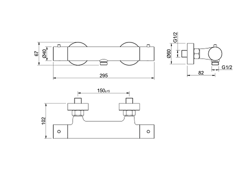 Смеситель для душа Aquatek ЕВРОПА AQ1363CR Хром, встраиваемый Смеситель для душа Aquatek ЕВРОПА AQ1363CR Хром, встраиваемый