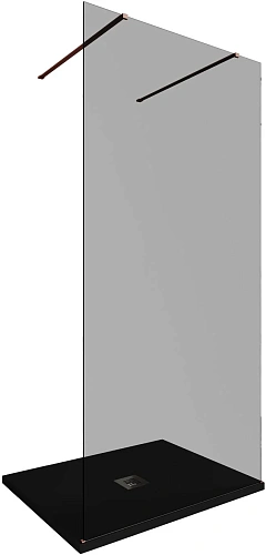 Душевая перегородка Allen Brau Infinity 2 100 3.21042.60.T медь брашированная Душевая перегородка Allen Brau Infinity 2 100 3.21042.60.T медь брашированная