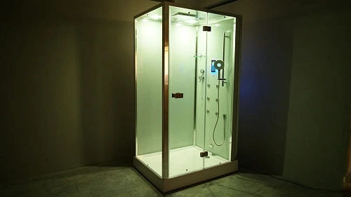 Душевая кабина Timo Premium PURO (90x120x220) H-511L-T-CH/C стульчик прозрачный Душевая кабина Timo Premium PURO (90x120x220) H-511L-T-CH/C стульчик прозрачный