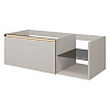 Картинка анонса товара «тумба под раковину armadi art quatro 6 120см (80+40) cashmere профиль matt gold 790-m6-120-cm-mg»