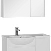 Зеркальный шкаф Aquanet Лайн 90 L (белый) 165582 Зеркальный шкаф Aquanet Лайн 90 L (белый) 165582