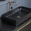 Раковина Boheme керамика прямоугольная Черная VALLESSI 873 Раковина Boheme керамика прямоугольная Черная VALLESSI 873