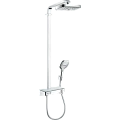 Душевая система hansgrohe Raindance Select E 300 2jet Showerpipe с термостатом, хром 27126000 Душевая система hansgrohe Raindance Select E 300 2jet Showerpipe с термостатом, хром 27126000