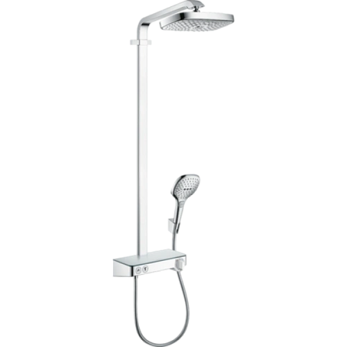 Душевая система hansgrohe Raindance Select E 300 2jet Showerpipe с термостатом, хром 27126000 Душевая система hansgrohe Raindance Select E 300 2jet Showerpipe с термостатом, хром 27126000