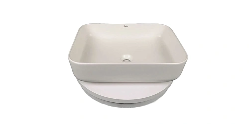 Раковина Sintesi SIN-LVB-APP-409WM накладная белая матовая 500x390x130, без отверстия под смеситель Раковина Sintesi SIN-LVB-APP-409WM накладная белая матовая 500x390x130, без отверстия под смеситель