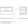 Тумба под раковину BelBagno MARINO-900-2C-SO-NL-P подвесная 900x450 Nero Lucido Тумба под раковину BelBagno MARINO-900-2C-SO-NL-P подвесная 900x450 Nero Lucido