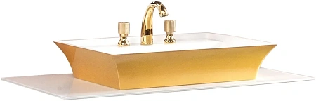 Столешница Boheme стекло 100см прямая БЕЛАЯ 853-100-WH Столешница Boheme стекло 100см прямая БЕЛАЯ 853-100-WH