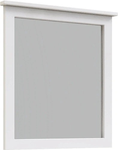 Зеркало STWORKI Хельсингборг 80 белое, квадратное, в стиле прованс, матовое 480814 Зеркало STWORKI Хельсингборг 80 белое, квадратное, в стиле прованс, матовое 480814