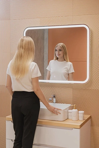 Зеркало Silver mirrors Stiv neo-S 1000х800 Сенсорный выключатель, бегущая подсветка LED-00002887 Зеркало Silver mirrors Stiv neo-S 1000х800 Сенсорный выключатель, бегущая подсветка LED-00002887