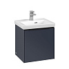 Картинка анонса товара «тумба под раковину villeroy &amp; boch subway 3.0 marine blue / marine blue c58101vq»