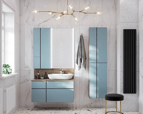 Тумба под раковину Aquaton Мишель 80 со столешницей, дуб рустикальный, фьорд 1A244501MIX30 Тумба под раковину Aquaton Мишель 80 со столешницей, дуб рустикальный, фьорд 1A244501MIX30