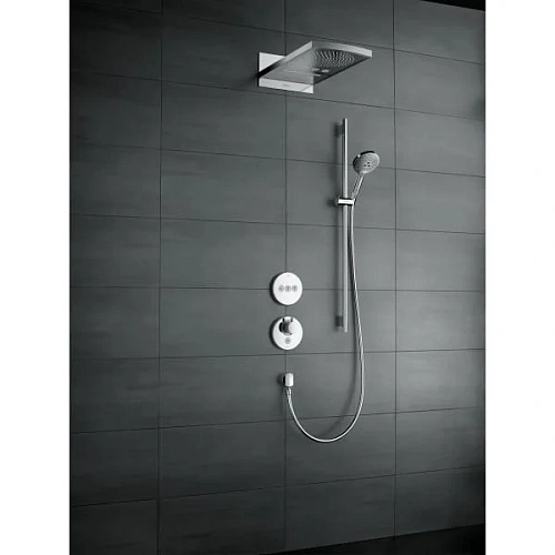 Смеситель для душа hansgrohe ShowerSelect S термостатический 15744000 Смеситель для душа hansgrohe ShowerSelect S термостатический 15744000