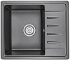 Кухонная мойка Granula 5803, ЧЁРНЫЙ, СтандАРТ кварц 580х500
