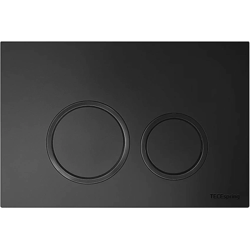 Клавиша смыва TECE TECEspring 9940104 с круглыми кнопками, черный матовый Клавиша смыва TECE TECEspring 9940104 с круглыми кнопками, черный матовый