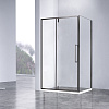 Душевой уголок Vincea Slim-N VSR-4SNP9010CLGM 1000x900, вороненая сталь, стекло прозрачное