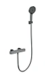 Смеситель для душа Wonzon & Woghand с термостатом, темный графит (WW-B2016-A-BGG) Смеситель для душа Wonzon & Woghand с термостатом, темный графит (WW-B2016-A-BGG)