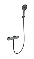 Смеситель для душа Wonzon & Woghand с термостатом, темный графит (WW-B2016-A-BGG) Смеситель для душа Wonzon & Woghand с термостатом, темный графит (WW-B2016-A-BGG)