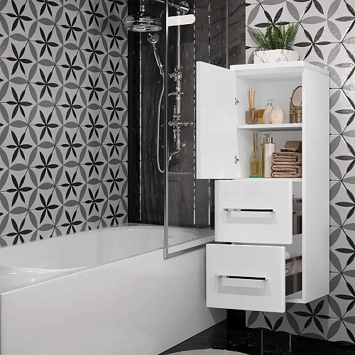 Шкаф-пенал Opadiris Арабеско 35 Z0000009902 левый белый Шкаф-пенал Opadiris Арабеско 35 Z0000009902 левый белый