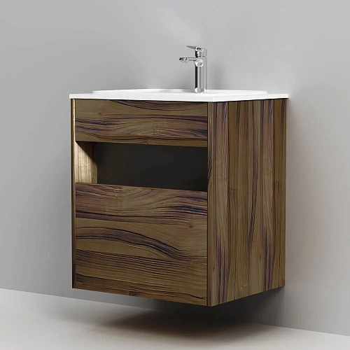 Тумба под раковину AM.PM Func M8FFUX0601OF pull-out, 60 см универсальная, дерево текстурированное Тумба под раковину AM.PM Func M8FFUX0601OF pull-out, 60 см универсальная, дерево текстурированное