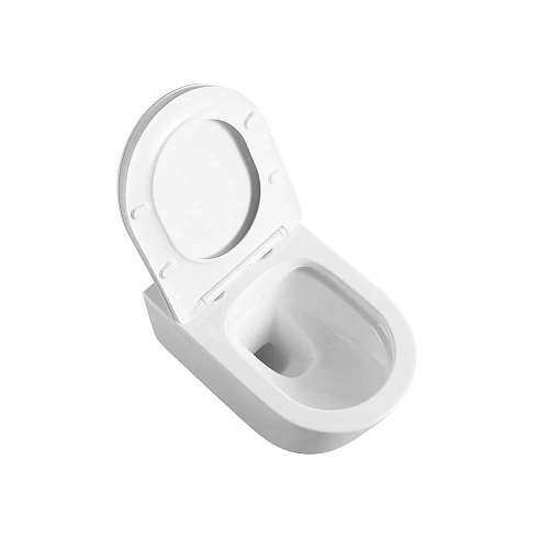 Унитаз подвесной Vincea Cute VT1-24 белый, ультратонкое сиденье soft-close Унитаз подвесной Vincea Cute VT1-24 белый, ультратонкое сиденье soft-close