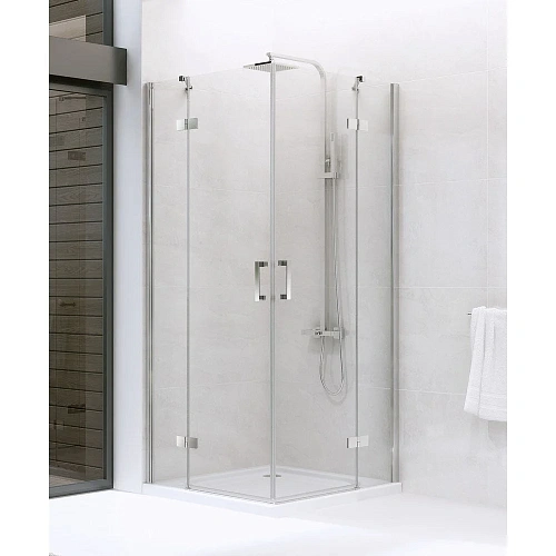 Душевой уголок NEW TRENDY NEW RENOMA 2D 110x80x195 D-0374A/D-0107A хром Душевой уголок NEW TRENDY NEW RENOMA 2D 110x80x195 D-0374A/D-0107A хром