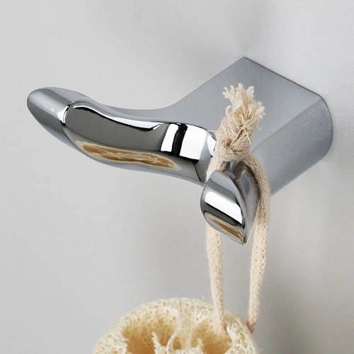 Крючок WasserKRAFT Berkel K-6823D двойной хром Крючок WasserKRAFT Berkel K-6823D двойной хром