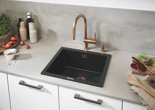 Смеситель для кухни GROHE Minta однорычажный с выдвижным изливом с аэратором, С-излив, теплый закат 32321DL2 Смеситель для кухни GROHE Minta однорычажный с выдвижным изливом с аэратором, С-излив, теплый закат 32321DL2