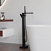 Картинка анонса товара «смеситель для ванны rgw shower panels sp-350b напольный черный»